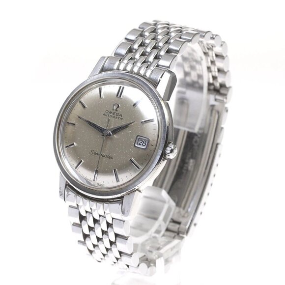 OMEGA Seamaster Ref.166.003 Date Cal.565 Silver Dial AT Men's Watch_819154